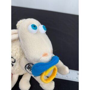 Curto Toys Serta Baby Sheep # 1/16 Blue Eyes Pacifier 5 Inch Plush Beanbag Adver
